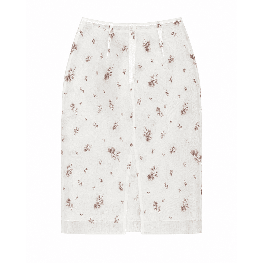 【imyourAnkin】
52# Primrose セットアップ(スカート) <Rosette Print H-Line Skirt>