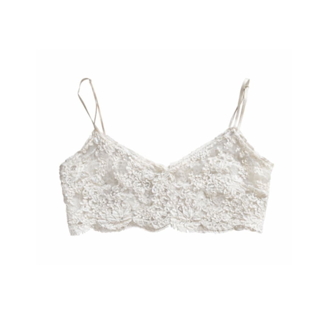 【imyourAnkin】45# “Metanoia” レーストップ <V Line Ivory>