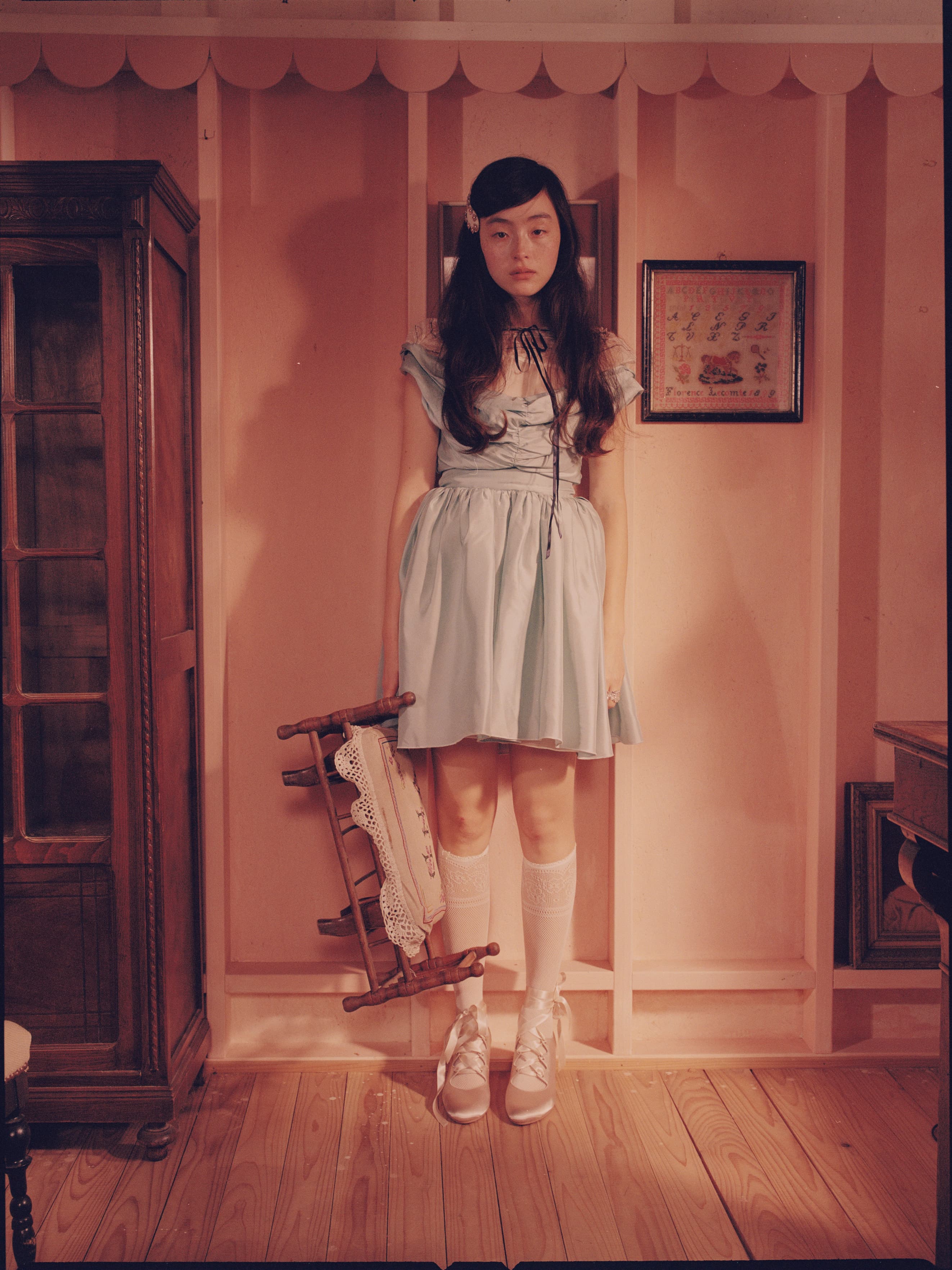 【imyourAnkin】40# “Selcouth” ワンピース <Tiffany Blue>
